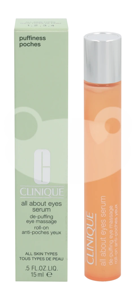 Clinique All About Eyes Serum De Puffing Eye Massage paakių serumas, 15 ml