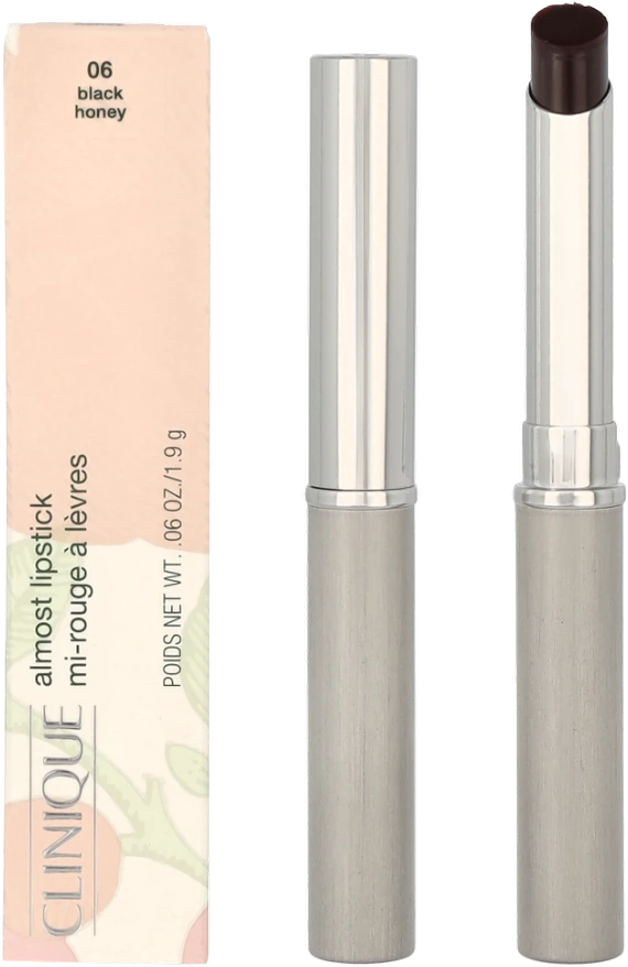 Clinique Almost Lipstick ilgai išliekantys lūpų dažai, atspalvis: Juodas Honey, 1.9 g
