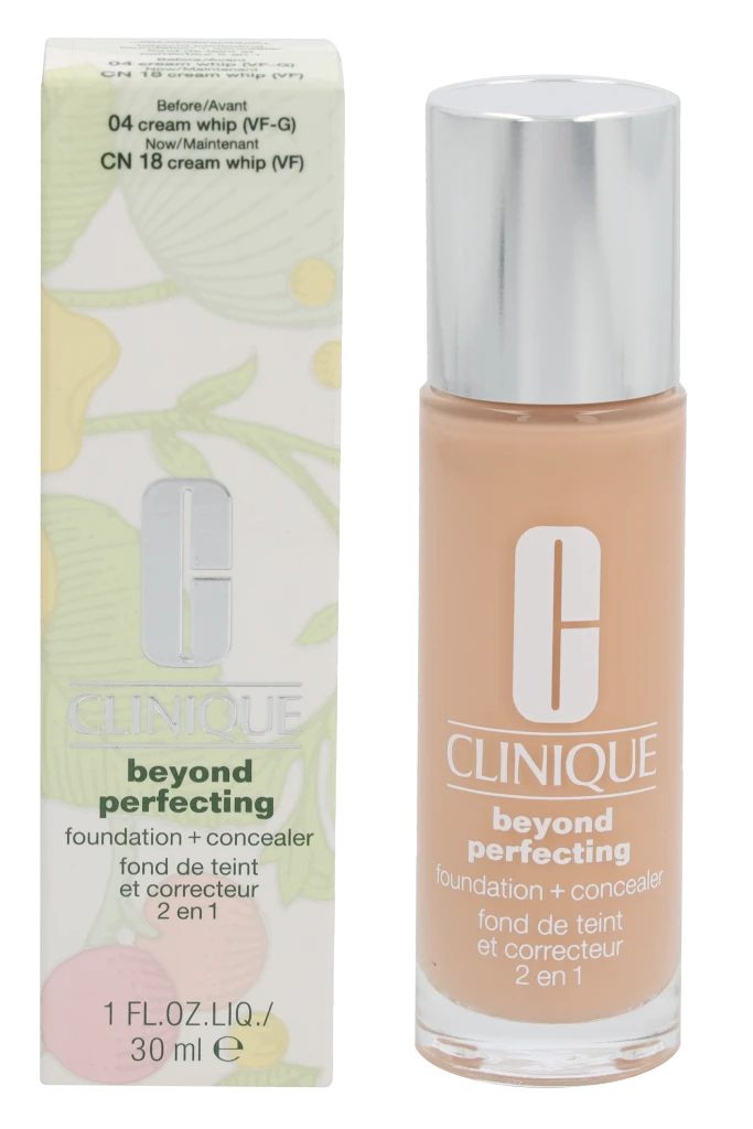 „Clinique Beyond Perfecting Foundation“ makiažo pagrindas ir kaukė „Creamwhip“, 30 ml