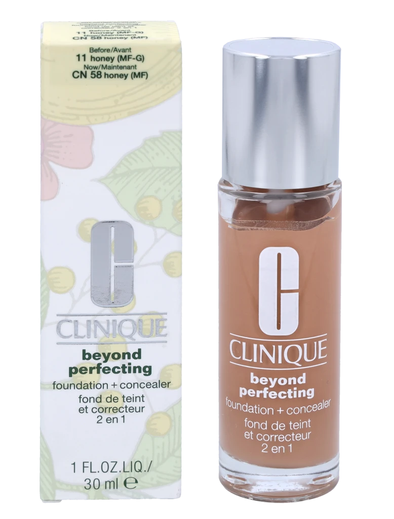 „Clinique Beyond Perfecting Makiažo pagrindas“ makiažo pagrindas ir kaukė „10 Honey“, 30 ml