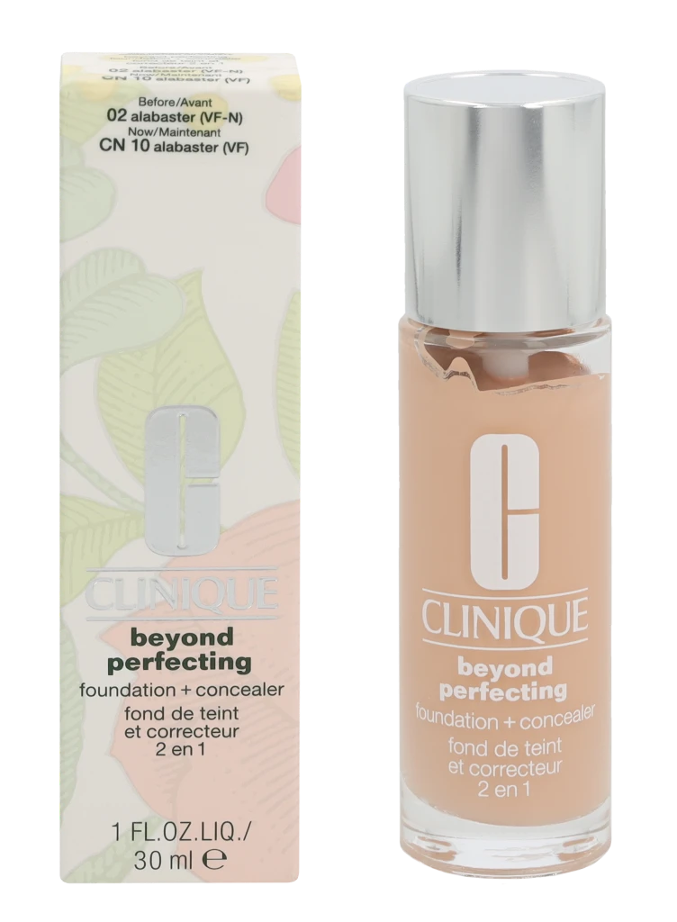 „Clinique Beyond Perfecting Foundation“ makiažo pagrindas ir kaukė 02 Alabaster, 30 ml