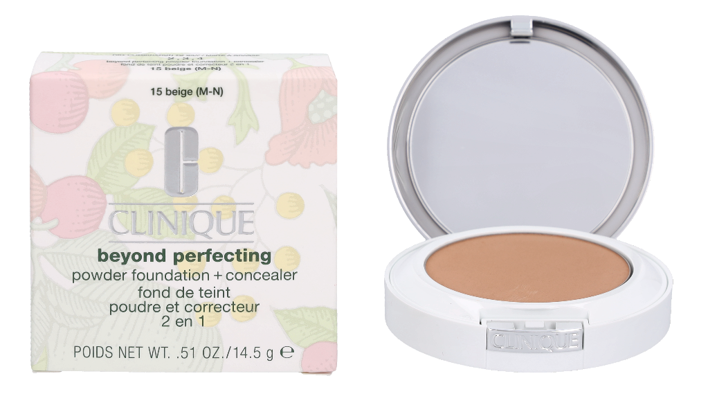 Clinique Beyond Perfecting Powder Foundation + Maskuoklis