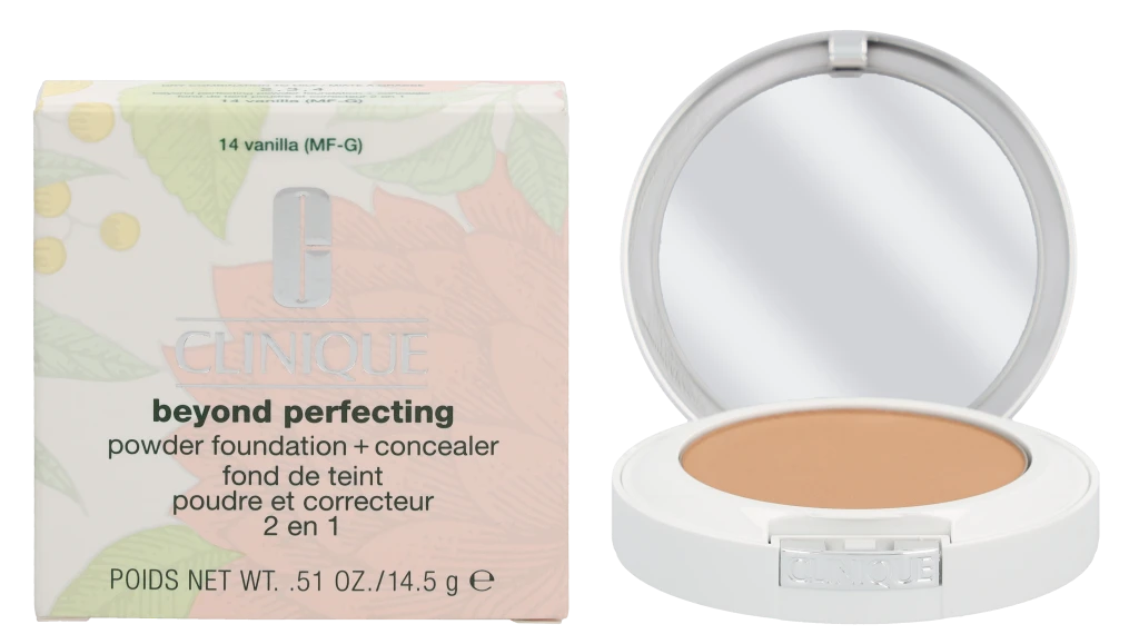 Clinique Beyond Perfecting Powder Foundation Maskuoklis 14 Vanilla