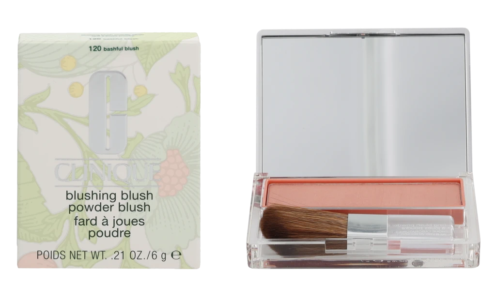 „Clinique Blushing Blush Powder“ skaistalai, 120 „Bashful Blush“, 6 g