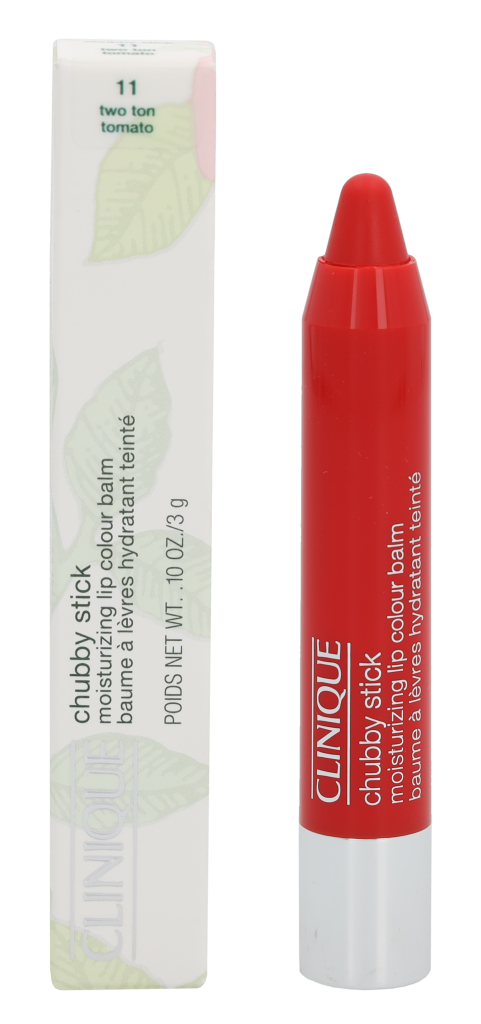 Clinique Chubby Stick drėkinantis lūpų balzamas 11 Two Ton Tomato, 3 g