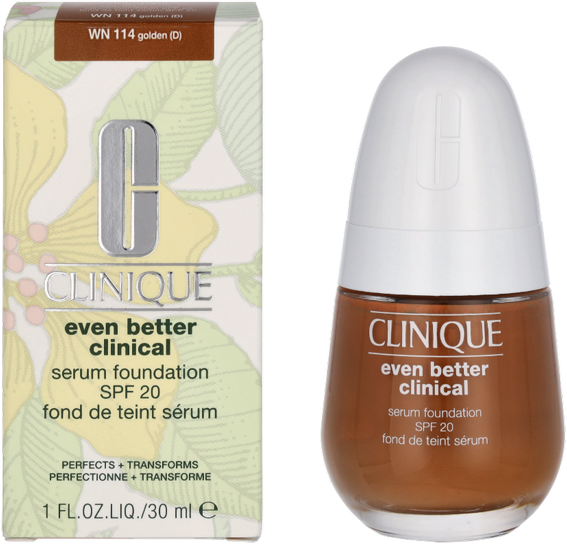 Clinique Even Better Clinical Serum Foundation SPF 20 makiažo pagrindas, atspalvis: WN114 Golden 30 ml