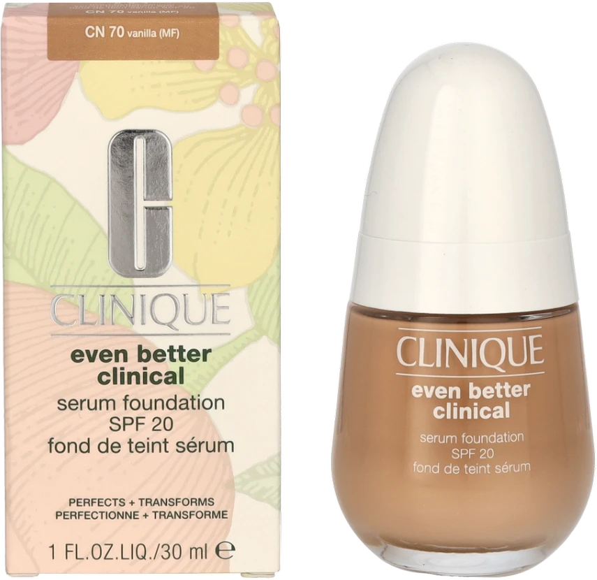 Clinique Even Better Clinical Serum Foundation SPF 20 makiažo pagrindas, atspalvis: CN70 Vanilla, 30 ml