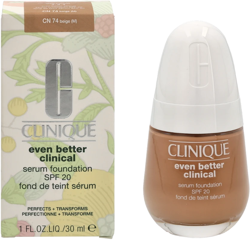 Clinique Even Better Serum Foundation Spf20 CN74 rusvai gelsvas, 30 ml