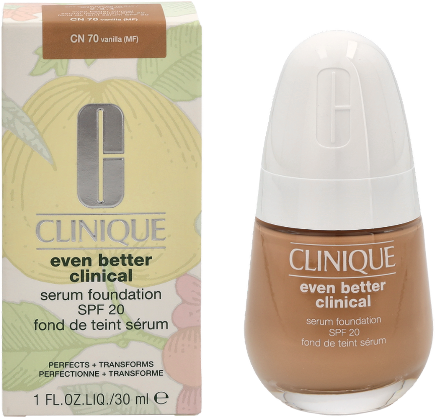 Clinique Even Better Clinical Serum Foundation SPF 20 makiažo pagrindas, atspalvis: CN70 Vanilla, 30 ml