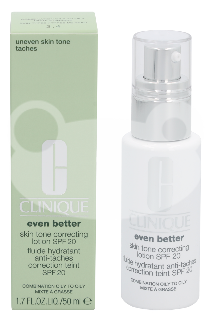 Clinique Even Better odos atspalvį koreguojantis losjonas SPF 20, 50 ml