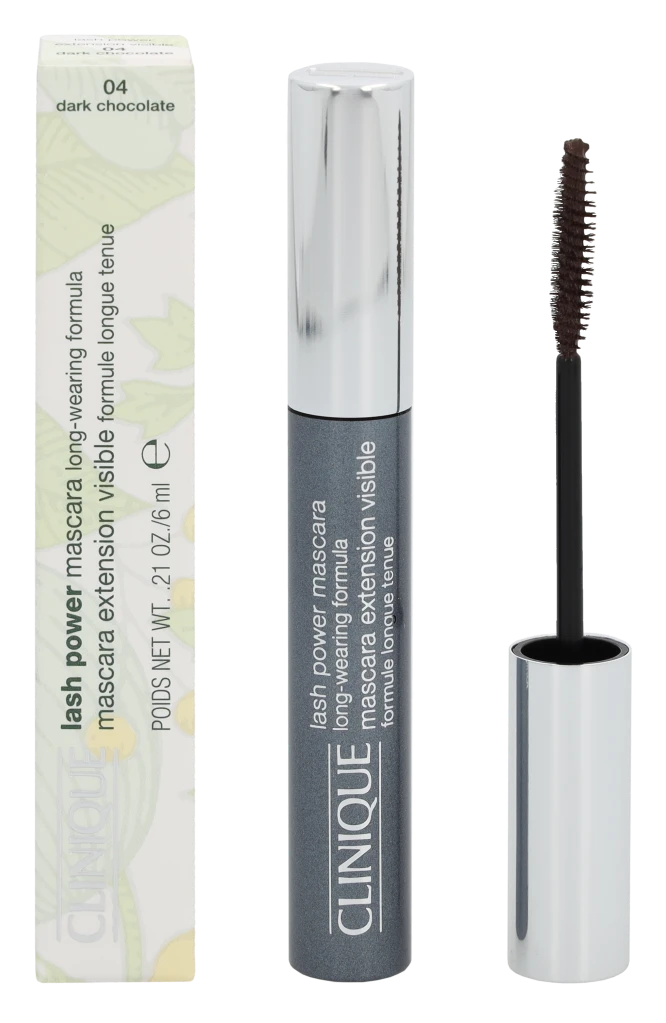 Clinique Lash Power Blakstienų tušas Long- Wearing Formula #04 Dark Chocolate, 6 ml