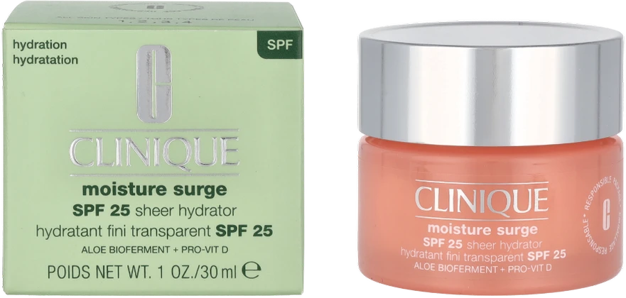 Clinique Moisture Surge Crema Hidratante Spf25, 30 ml@
