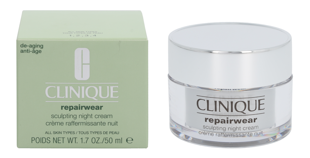 Clinique Repairwear Uplifting Sculpting Night Kreminis naktinis veido kremas, 50 ml