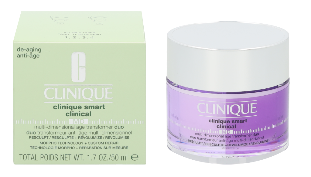 Clinique Smart Clinical Multi-Dimensional Age Transformer Duo jauninamasis veido kremas, 50 ml