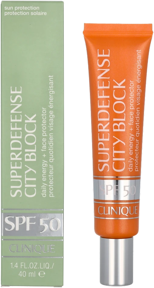 „Clinique Superdefense City Block“ SPF50 kremas nuo saulės, 40 ml