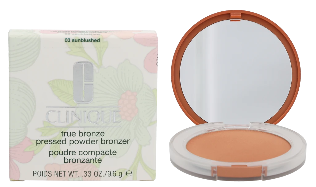 „Clinique True Bronze“ presuoto pudros bronzantas, 03 Sunblushed 9, 6 g