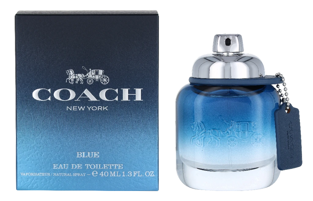 Coach Mėlyna EDT tualetinis vanduo vyrams, 40 ml