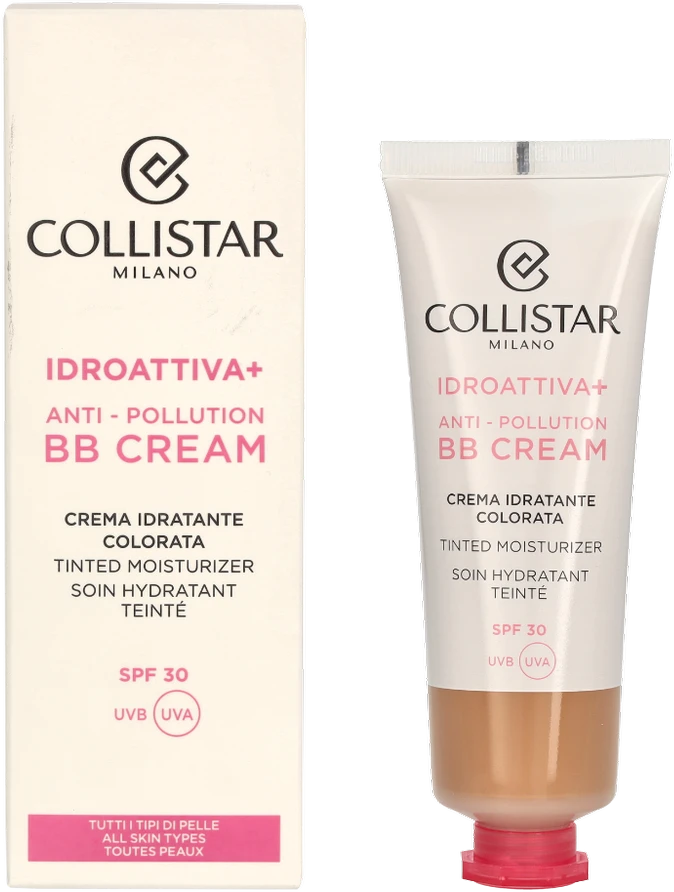 „Collistar Hydro Active+“ BB kremas nuo taršos #3 tamsus, 50 ml