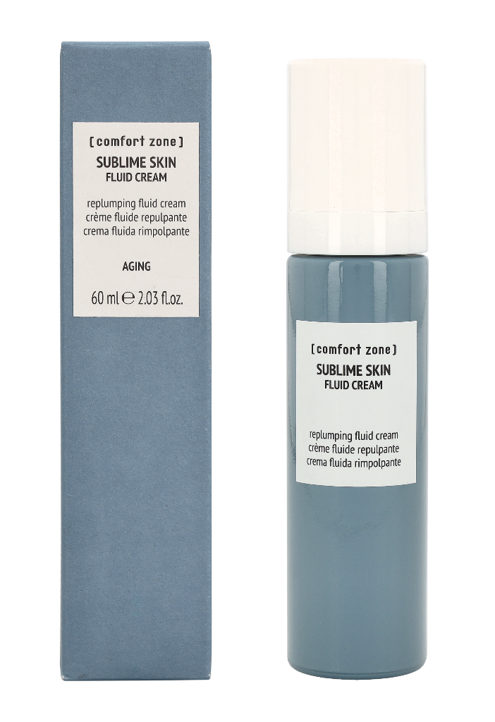 Comfort Zone Sublime Skin Fluid Kreminis stangrinantis veido kremas brandžiai odai, 60 ml