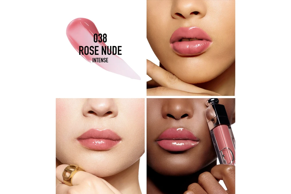 Dior Addict Lip Maximizer lūpas putlinantis blizgis, spalva: 038 Rose Nude, 6 ml