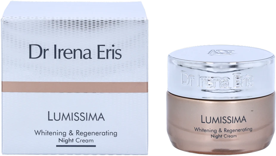 Dr Irena Eris Lumissima Whitening & Regenerating Night Kreminis naktinis veido kremas, 50 ml