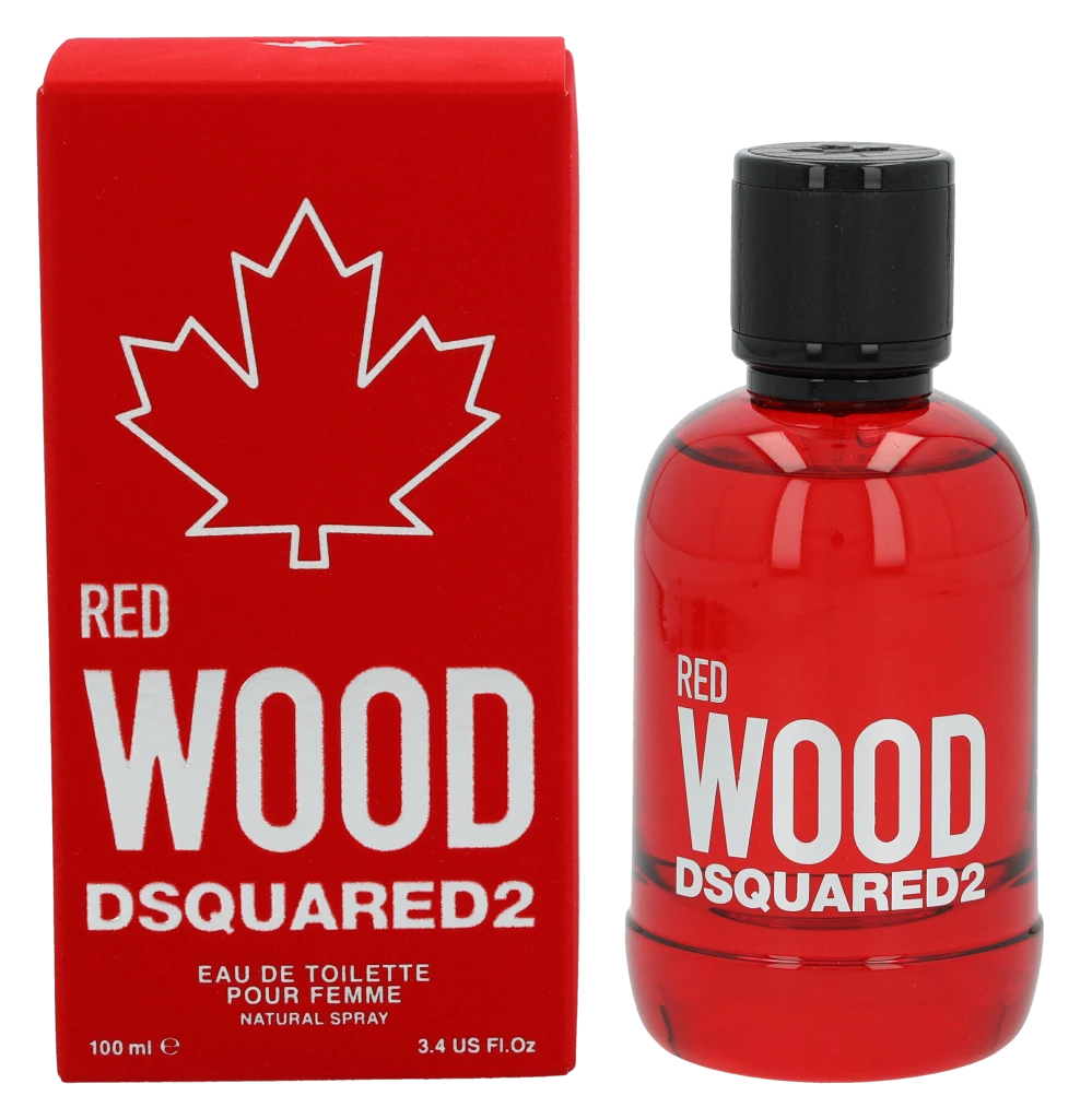 Dsquared2 Raudona Wood For Women Eau De Toilette Purškiklis 100ml