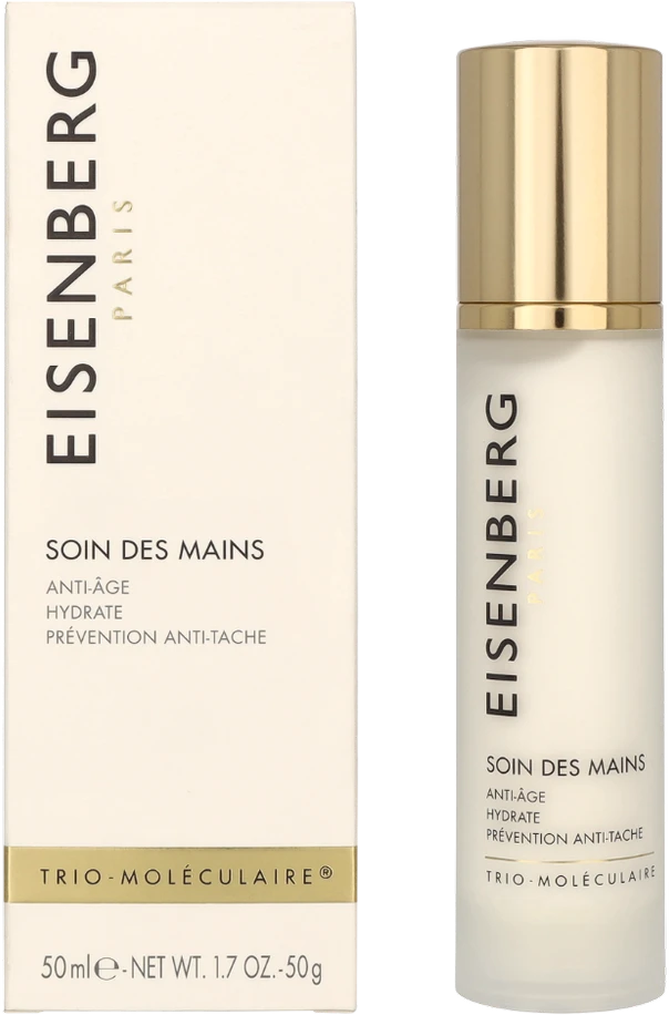 Eisenberg Hand Treatment senėjimo požymius ir pigmentines dėmes mažinantis rankų kremas, 50 ml
