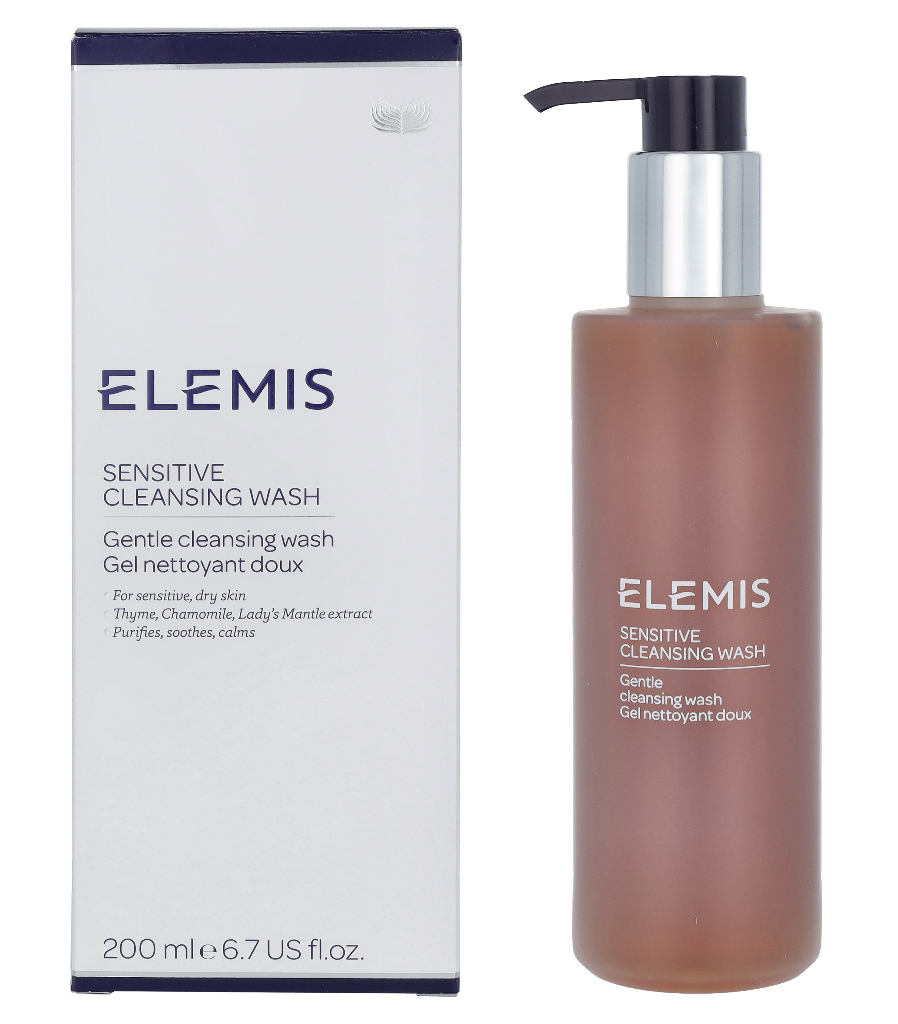 Elemis Sensitive Cleansing Wash valomasis veido prausiklis, 200 ml