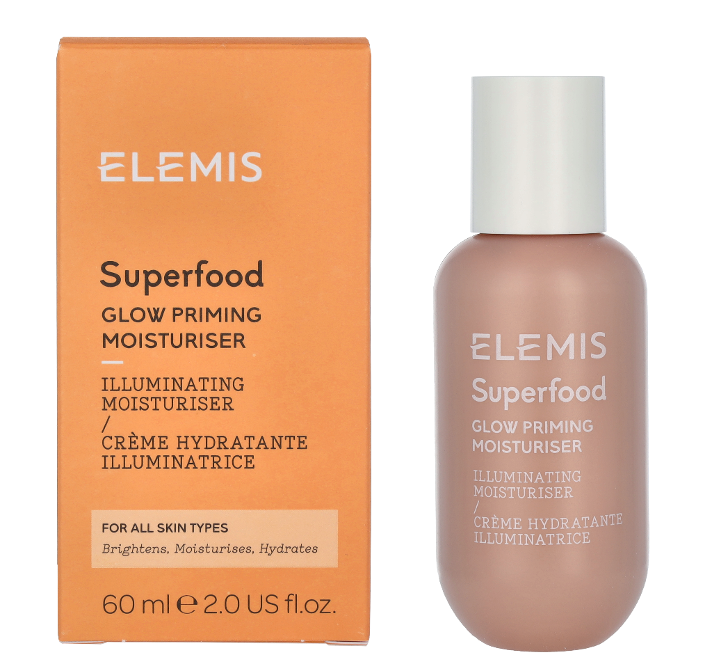Elemis Superfood Glow Priming Moisturizer skaistinamasis drėkinamasis kremas, 60 ml
