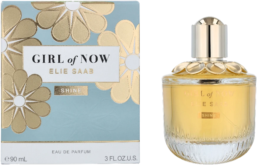 Elie Saab Girl Of Now Shine Eau De Parfum Purškiklis kvepalai moterims 90ml