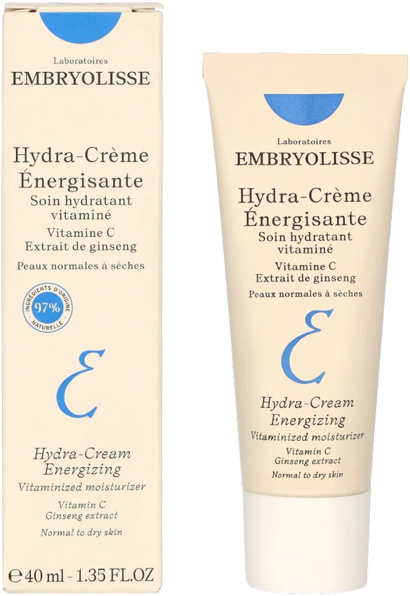 Embryolisse Hydra-Kreminis Energizing drėkinantis ir energijos suteikiantis veido kremas normaliai / sausai odai, 40 ml