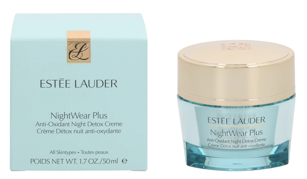 Estée Lauder NightWear Plus Anti-Oxidant Night Detox Creme dekotiksikuojantis naktis veido kremas, 50 ml