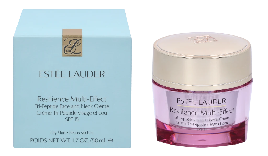 „Estée Lauder Resilience Multi-Effect Tri-Peptide“ veido ir kaklo kremas sausai odai, 50 ml
