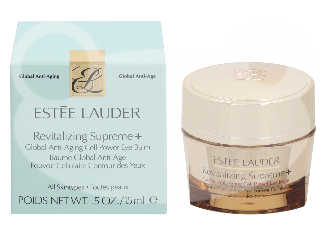 „Estee Lauder“ atgaivinantis „Supreme Global Anti-Aging Cell Power“ paakių balzamas, 15 ml