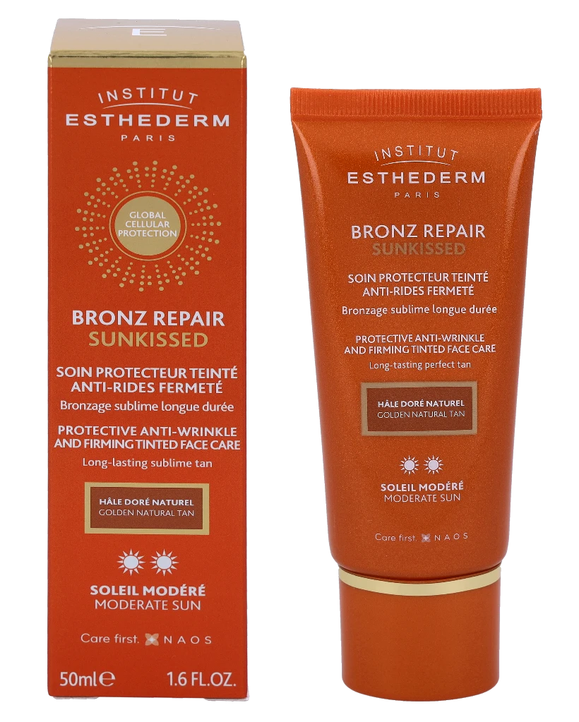veido kremas apsaugantis odą nuo saulės poveikio Institut Esthederm Sunkissed Bronz Repair 50ml