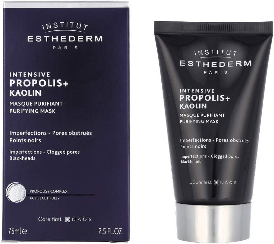 Institut Esthederm Intensive Propolis+ Kaolin Purifiying Mask valomoji kaukė probleminei, aknės paveiktai odai, 75 ml