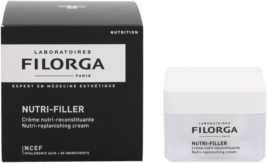 Filorga NUTRI-FILLER Nutri-Jauninamasis Kremas intensyviai maitinantis stagrinamasis veido kremas, 50 ml
