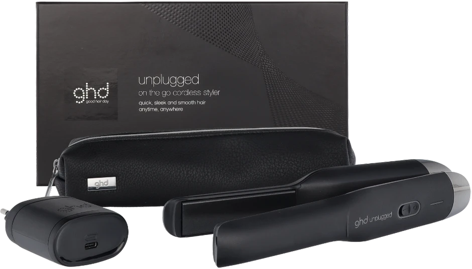 Ghd Unplugged kabelloser Haarglätter - juodas