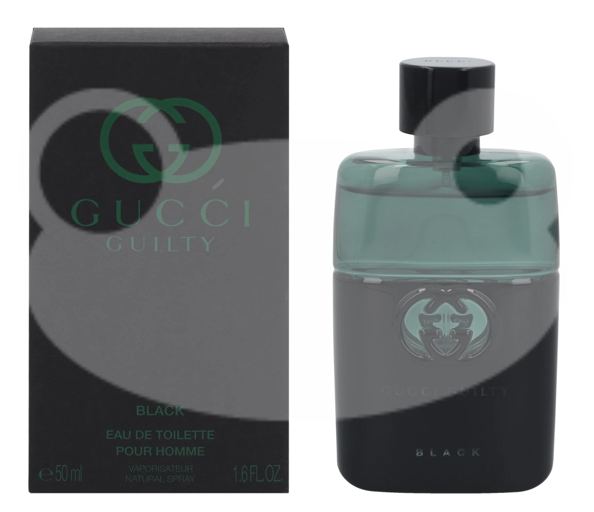 Gucci Guilty Juodas Pour Homme EDT tualetinis vanduo vyrams, 50 ml