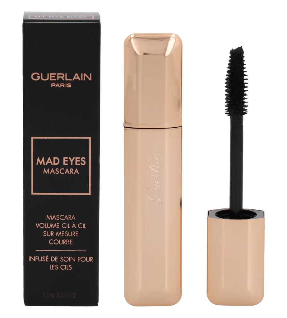 Guerlain Mad Eyes Blakstienų tušas Volume blakstienų tušas, atspalvis: 01-Mad Juodas, 8.5 m