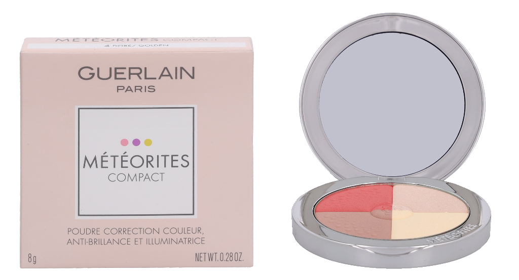 Guerlain Météorites Compact Illuminating Powder švytėjimo suteikianti kompaktinė pudra, 04-Golden, 8 g