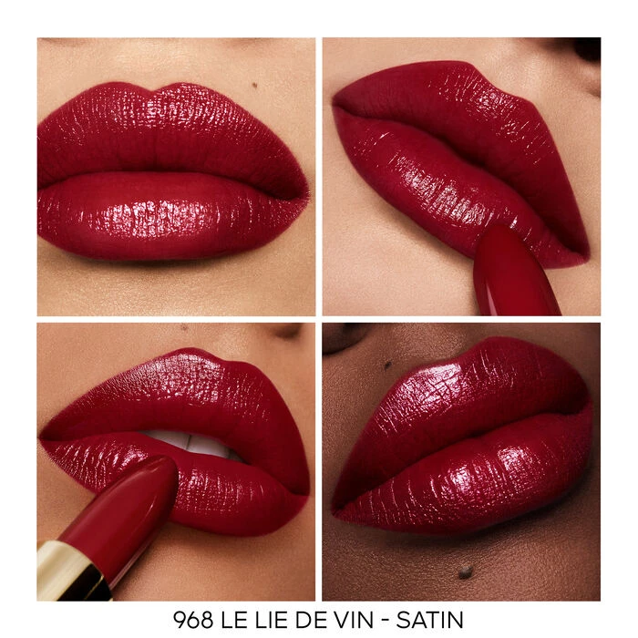Lūpų dažai Guerlain Rouge G, 3,5 g, spalva: 968 Le Lie De Vin - Satin