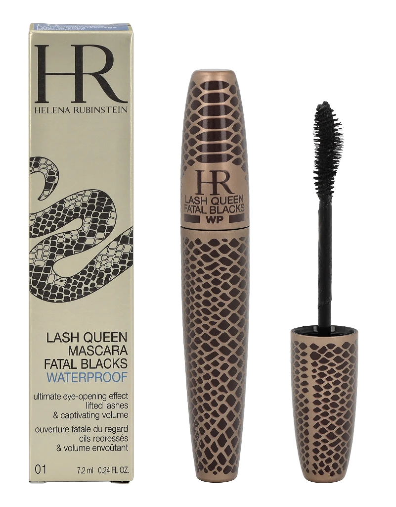 Helena Rubinstein Lash Queen Blakstienų tušas Fatal Blacks Volume Lifted Lashes Blakstienų tušas apimties suteikiantis blakstienų tušas, Juodas, 7.2 ml