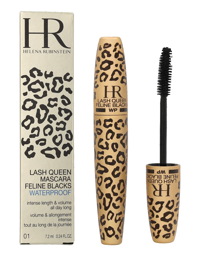 Helena Rubinstein Lash Queen Blakstienų tušas Feline Blacks Intense Volume & Lengthening Blakstienų tušas tankinamasis-ilginamasis blakstienų tušas, Juodas, 7.2 ml