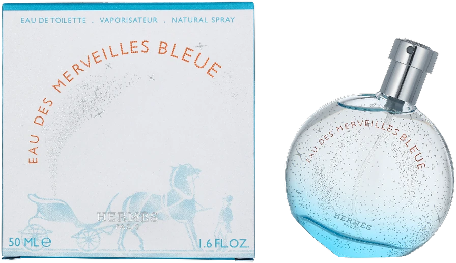 Hermès Eau Des Merveilles Bleue tualetinis vanduo, purškiamas 50ml