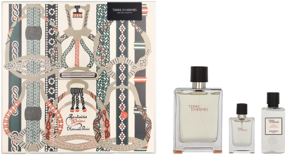 Terre DHermes Eau De Toilette Purškiklis 100ml rinkinys vyrams 3 vnt