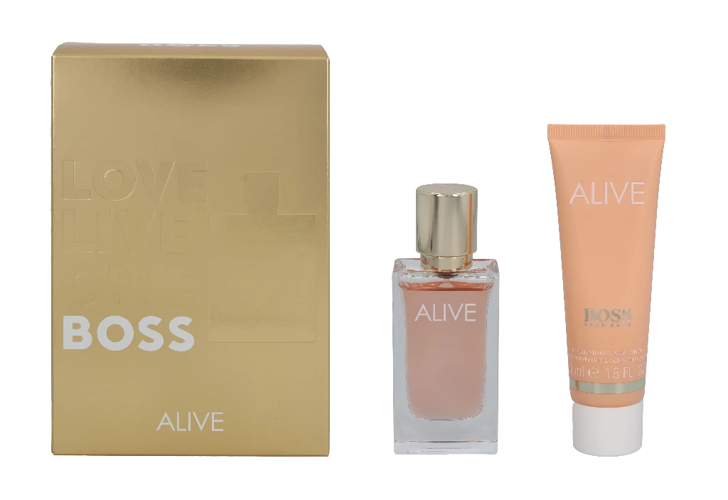 Hugo Boss Alive rinkinys moterims (EDP, 30 ml + kūno losjonas, 50 ml)
