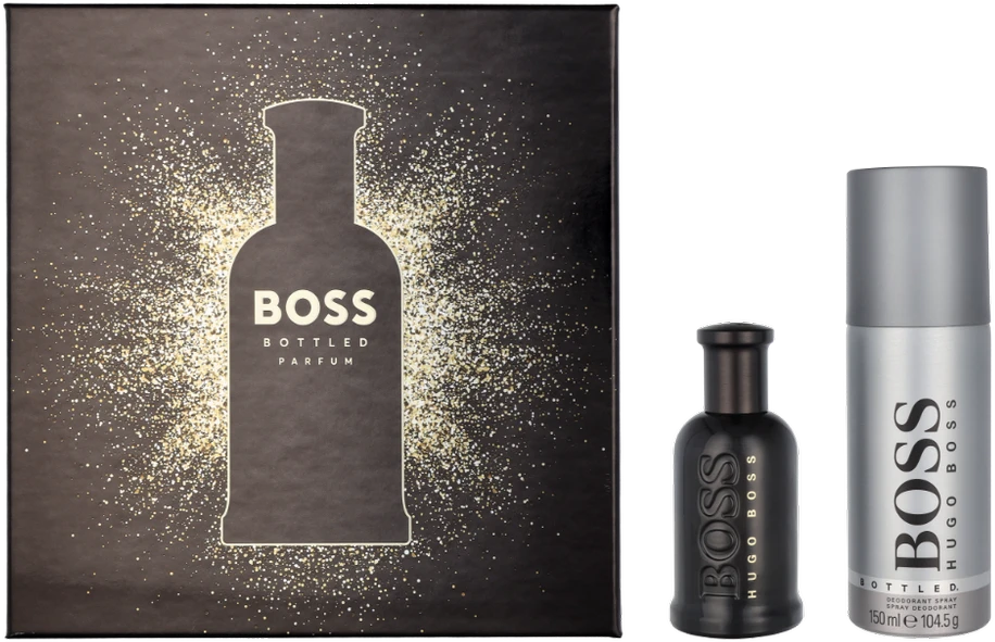 Hugo Boss BOSS Bottled Parfum rinkinys vyrams (Parfum, 50 ml + dezodorantas, 150 ml)