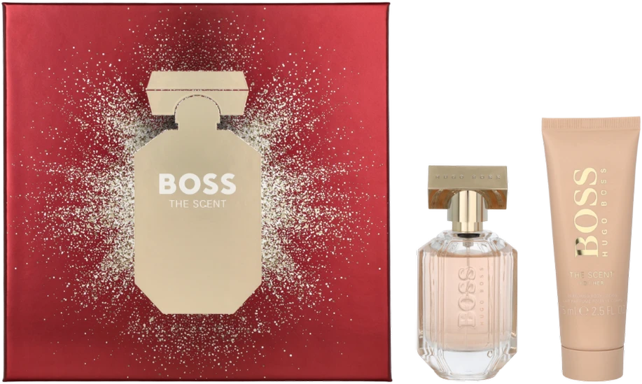 Hugo Boss The Scent For Her rinkinys moterims (EDP, 50 ml + kūno losjonas, 75 ml)