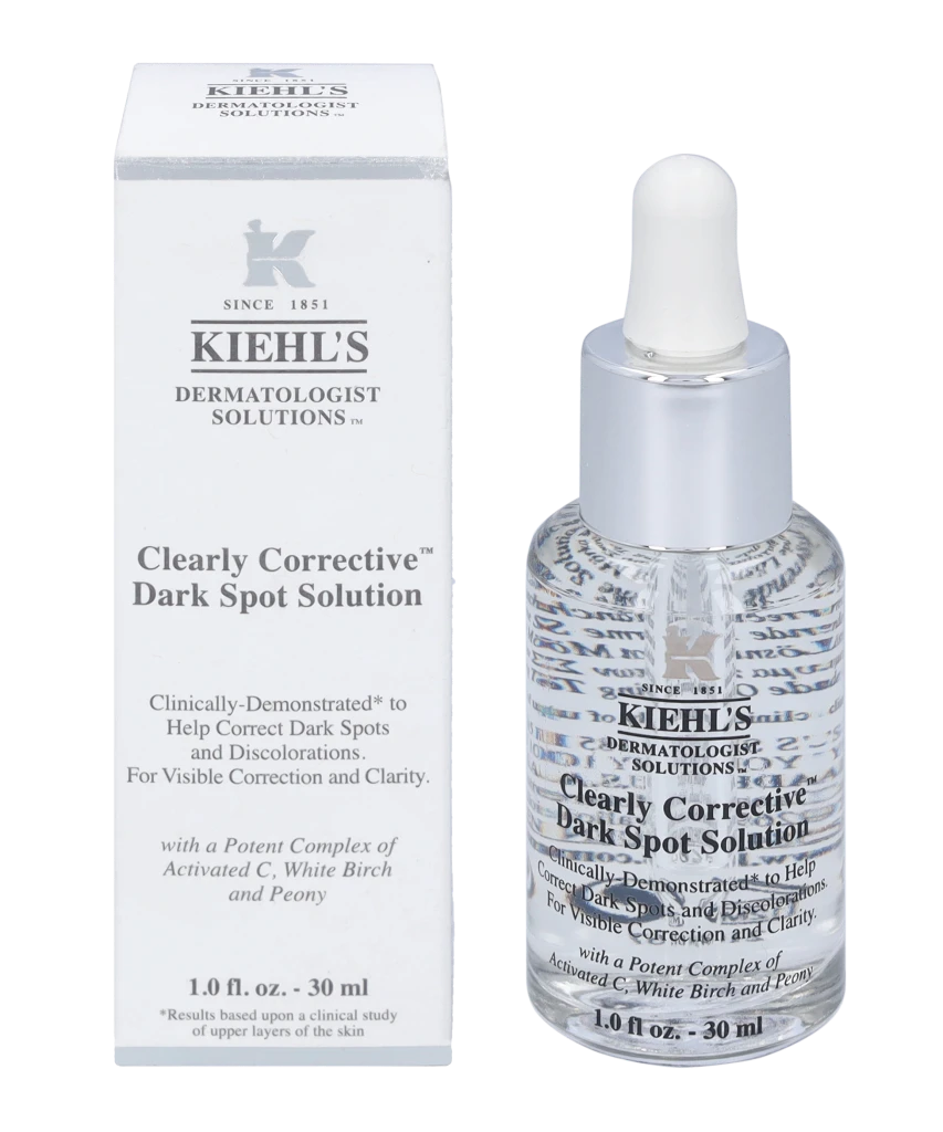 Kiehls Clearly Corrective tamsių dėmių valiklis, 30 ml